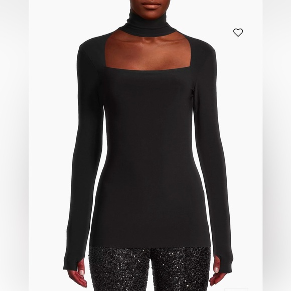 Cut-Out Turtleneck Top - Picture 3 of 15